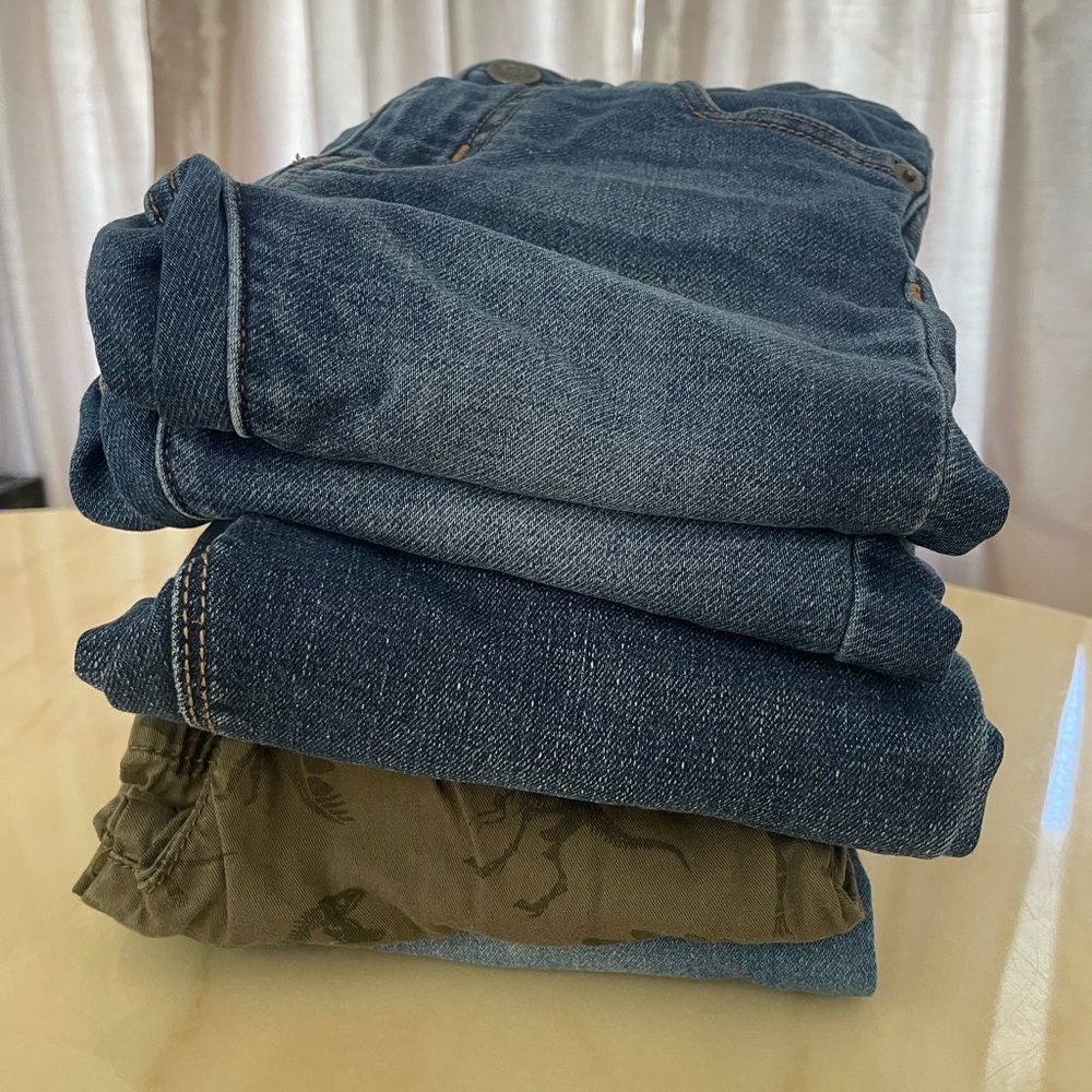 Lot of four Denim and Pant Bottoms.